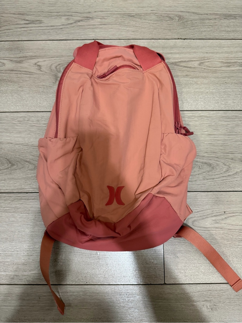 Hurley- Pink Two-Tone Everyday Backpack